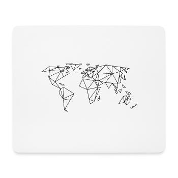 Erde - Mousepad (Querformat) - Weiß - Vorne