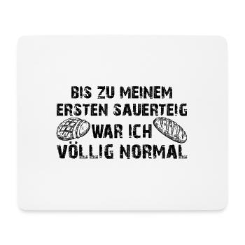 Mein erster Sauerteig - Brot selber backen - Mousepad (Querformat) - Weiß - Vorne