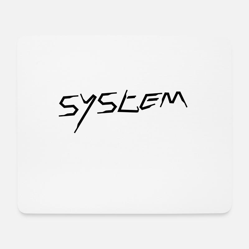 System failure - Mousepad (Querformat) - Weiß