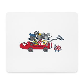 Soap box derby - Mouse Pad (horizontal) - white - Front