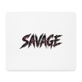 Wilde Glyphen - Mousepad (Querformat) - Weiß - Vorne