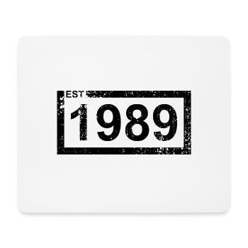 Est 1989 30th birthday 30th - Mouse Pad (horizontal) - white - Front