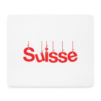 SWITZERLAND. COUNTRY. GENEVA. SWITZERLAND. HUMOR. COUNTRY - Mouse Pad (horizontal) - white - Front