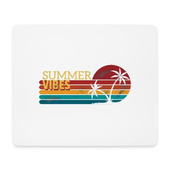 Vintage Summer Sunsets Design - Mouse Pad (horizontal) - white - Front