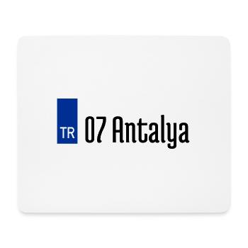 07 Antalya Plaka Streetwear - Mousepad (Querformat) - Weiß - Vorne