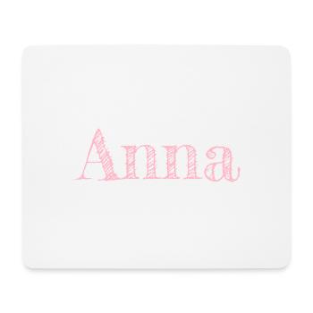 Anna - Mousepad (Querformat) - Weiß - Vorne