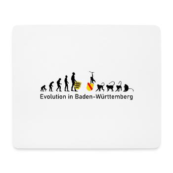 Evolution in Baden-Württemberg - Mousepad (Querformat) - Weiß - Vorne
