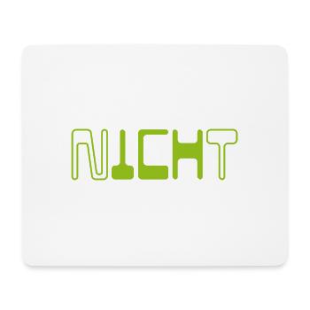 Nicht ICH - ICH Nicht  - Mousepad (Querformat) - Weiß - Vorne