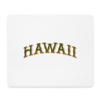 Hawaï - Tapis de souris (format paysage) - blanc - Devant