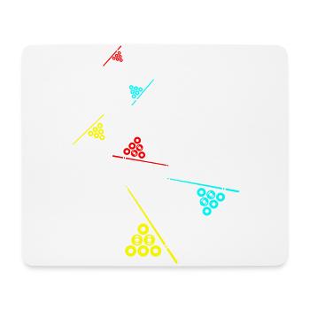 Billiards symbol icon - Mouse Pad (horizontal) - white - Front