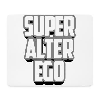 Super Alter Ego | Farben änderbar - Mousepad (Querformat) - Weiß - Vorne