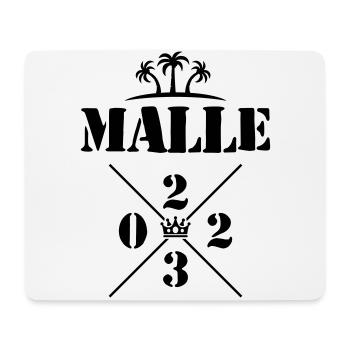 Malle 2023 - Tapis de souris (format paysage) - blanc - Devant