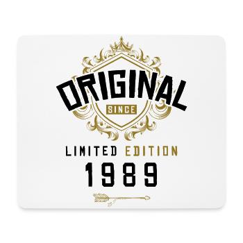 1989 limited edition birthday - Mouse Pad (horizontal) - white - Front