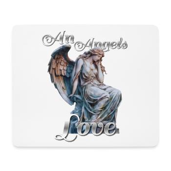 An Angels Love - Mouse Pad (horizontal) - white - Front