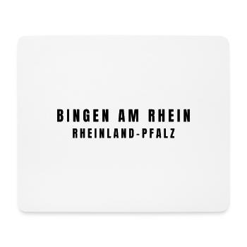 Bingen am Rhein Rhénanie-Palatinat - Tapis de souris (format paysage) - blanc - Devant