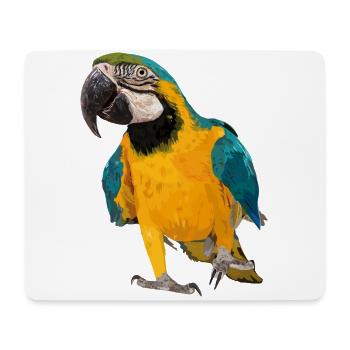 Ara ararauna - Mouse Pad (horizontal) - white - Front