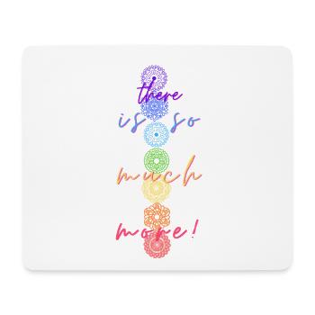 Il y a beaucoup plus! - Tapis de souris (format paysage) - blanc - Devant