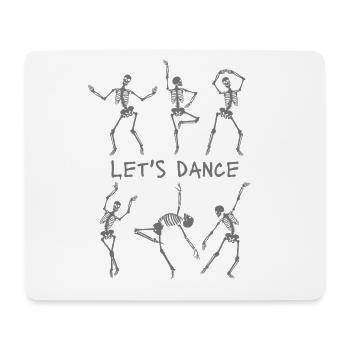 Lets Dance Skeletons 2 - Mouse Pad (horizontal) - white - Front