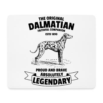 Legendary Dalmatian Dog Classic Retro Vintage - Mouse Pad (horizontal) - white - Front