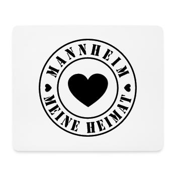 Meine Heimat - Mannheim - Mousepad (Querformat) - Weiß - Vorne