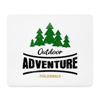 Outdoor Adventure Pfälzerwald - Mousepad (Querformat) - Weiß - Vorne