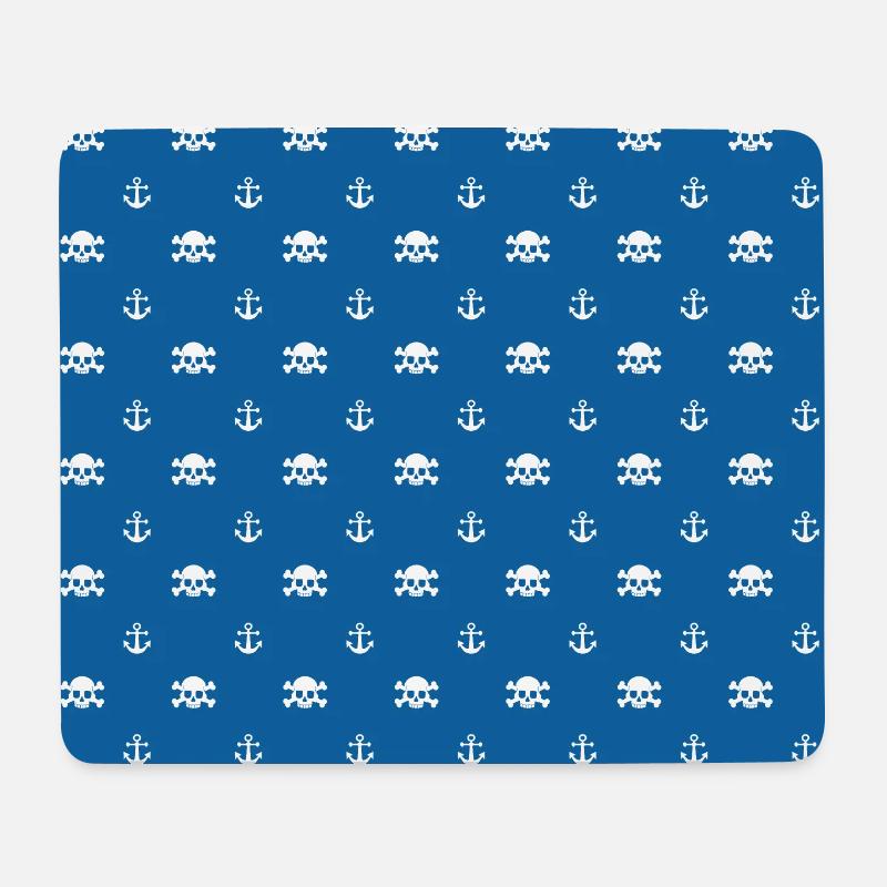 Ostsee Nordsee Meer Anker Urlaub maritim Geschenk - Mousepad (Querformat) - Weiß
