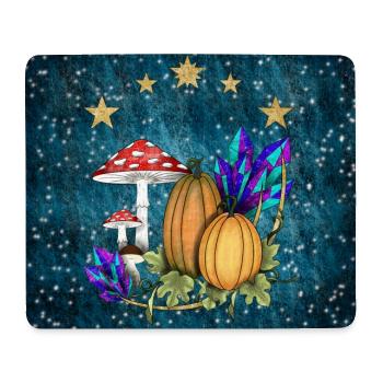 Citrouilles au pays magique - Format D - Tapis de souris (format paysage) - blanc - Devant