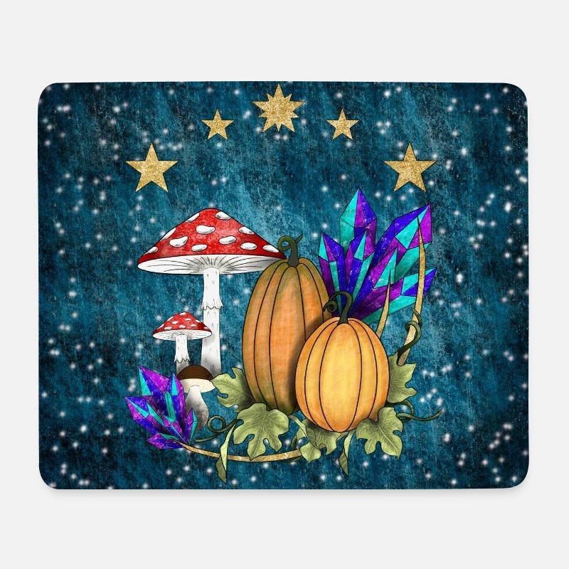 Pumpkins in Magic Land - Format D - Mouse Pad (horizontal) - white