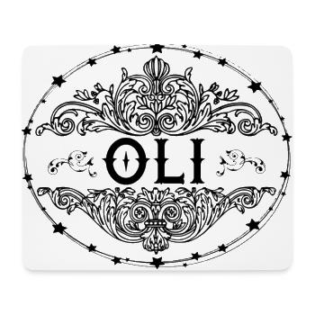 Oli - Mouse Pad (horizontal) - white - Front