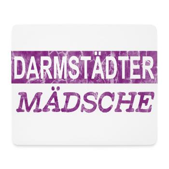 Darmstädter Mädsche V2 - Mousepad (Querformat) - Weiß - Vorne