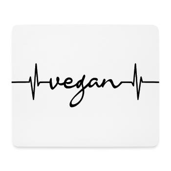 Vegan - Mouse Pad (horizontal) - white - Front