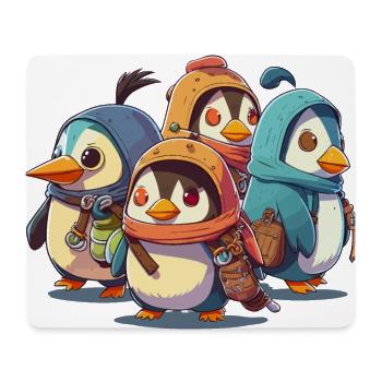 The Polar Explorers - Mouse Pad (horizontal) - white - Front