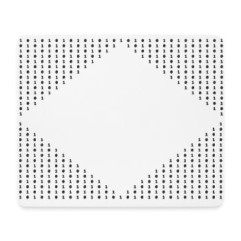 Zahlenmuster - Mousepad (Querformat) - Weiß - Vorne