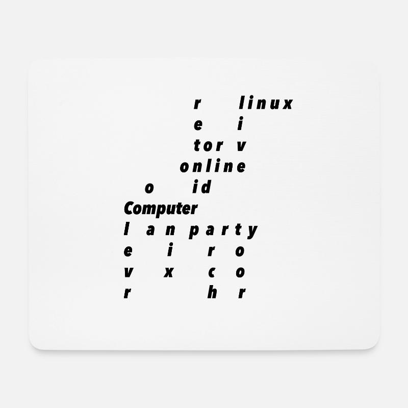 computer - Mousepad (Querformat) - Weiß