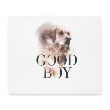 Good Boy Labrador Golden Retriver - Mousepad (Querformat) - Weiß - Vorne