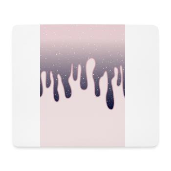 Melting Galaxy Space Slime Pastel - Tapis de souris (format paysage) - blanc - Devant