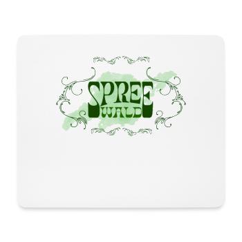 Inscription Spreewald - Tapis de souris (format paysage) - blanc - Devant