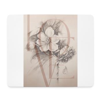 LOVE? - Mousepad (Querformat) - Weiß - Vorne
