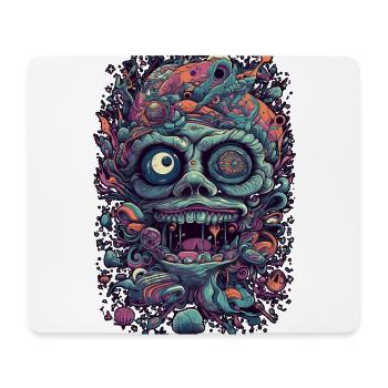 Trippy Explosion - Psychedelic Motif - Mouse Pad (horizontal) - white - Front