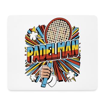 PADELMAN - Mousepad (Querformat) - Weiß - Vorne
