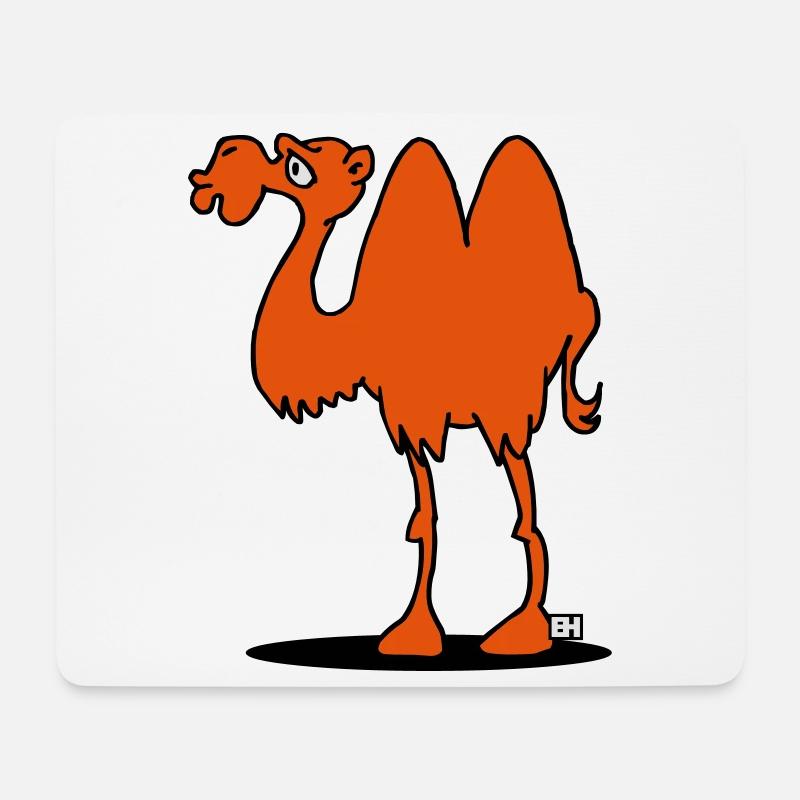 Kamel - Mousepad (Querformat) - Weiß