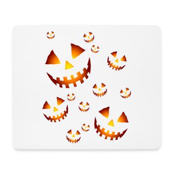 Kürbissen - Mousepad (Querformat) - Weiß - Vorne