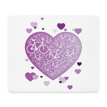 Kunstrad, Kunstradfahren, Hallenradsport - Mousepad (Querformat) - Weiß - Vorne
