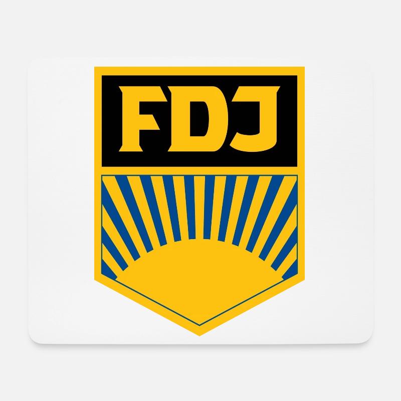 FDJ - Mousepad (Querformat) - Weiß