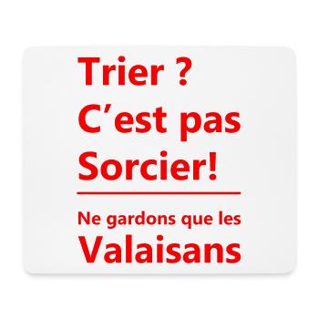 Trier c'est pas sorcier ! - Tapis de souris (format paysage) - blanc - Devant