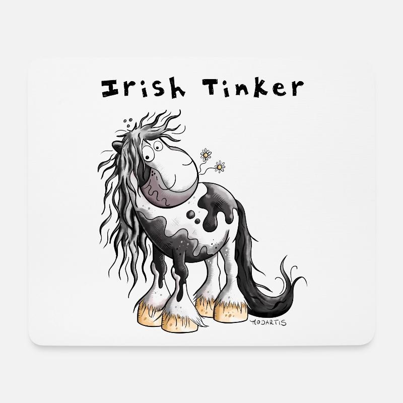 Süßer Irish Tinker - Mousepad (Querformat) - Weiß