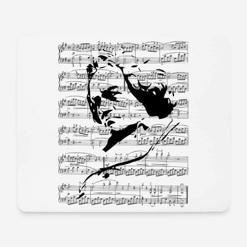 Beethoven - Mousepad (Querformat) - Weiß