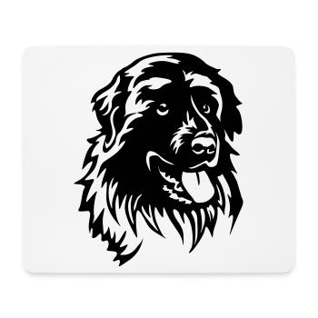 Estrela Mountain Dog Head - Mouse Pad (horizontal) - white - Front