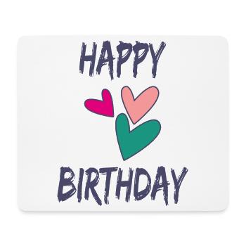ALLES GUTE ZUM GEBURTSTAG. ALLES GUTE ZUM GEBURTSTAG. JAHRESTAG. - Mousepad (Querformat) - Weiß - Vorne