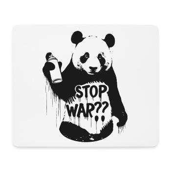 Arrêtez la guerre ?? Panda dans le style Banksy - Tapis de souris (format paysage) - blanc - Devant